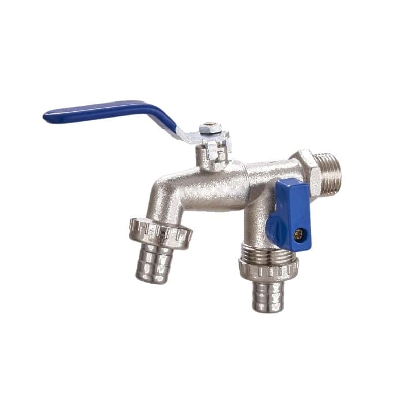 Buitenkraan voor tuin met dubbele uitgangen - Zilver s0a2f273c7d054d36a246d4cfbb6e317fr 27eea0c4 2cb0 45b1 af25 735a89948c68