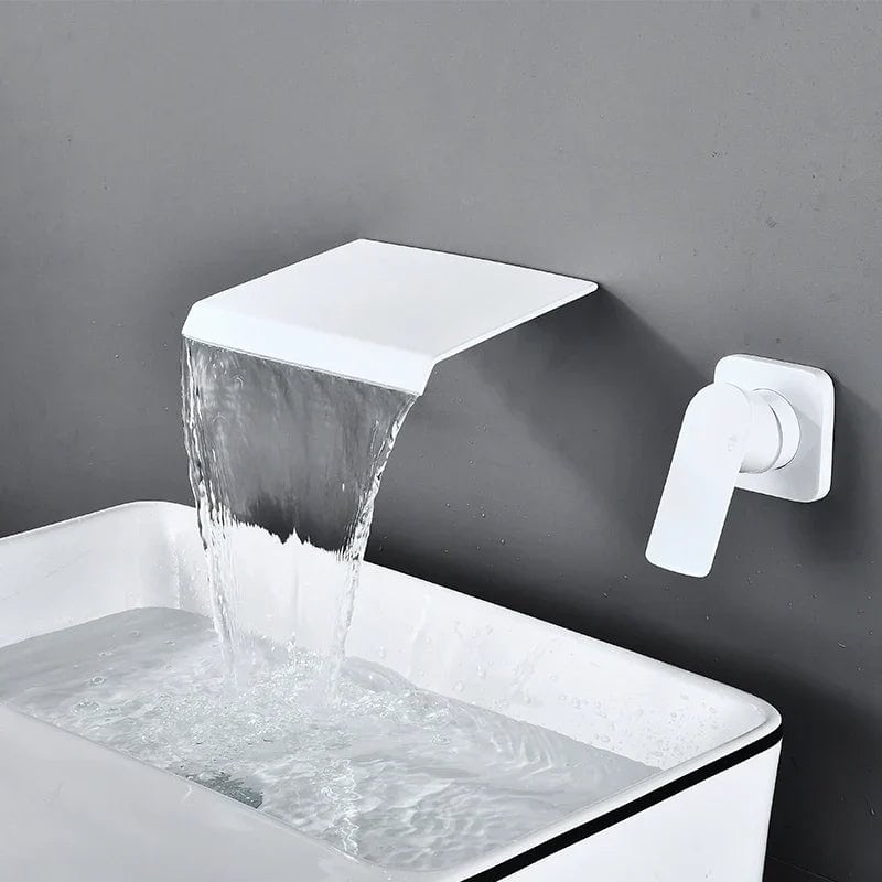 Inbouw muur waterval wastafelkraan badkamer - Wit - Messing h6184014adb5a47b88b20e9c637108c30c 08fb64b9 2fee 4adf a3fc f4aeeeb8ad95
