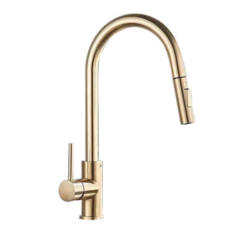 Keukenkraan gootsteen flexibele handdouche minimalistisch - Goud - Messing hb4703f75687f49e8a71840b00775cfeep 991f02b3 3fec 4896 9fbc e5f1626a81c4