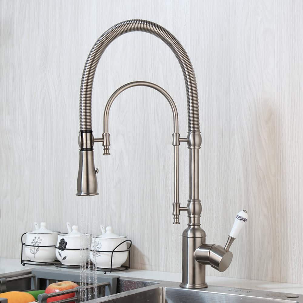 Keukenkraan gootsteen handdouche retro keramische handgreep - Zilver - Messing s10849f6d2f2741768a9cd0a36b0024d6s f6e1c2f5 bb3c 4423 9128 250767d07824
