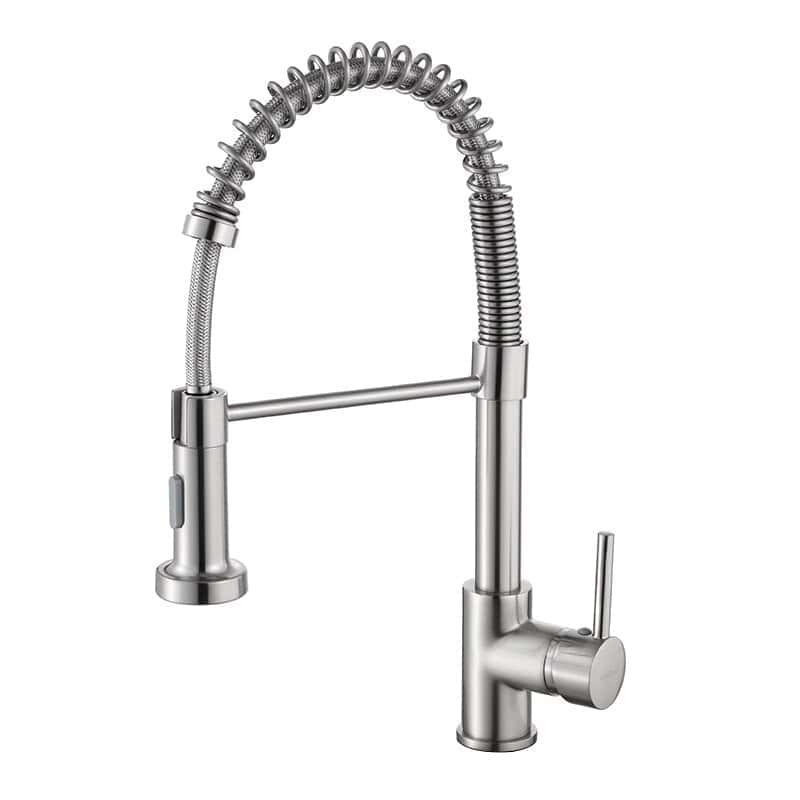 Keukenkraan met douchekop - Zilver - Messing s016f51ecbe814fad81e0951605d0b853v e27ffe78 e737 435c ab49 2f1fdbbd4fc9