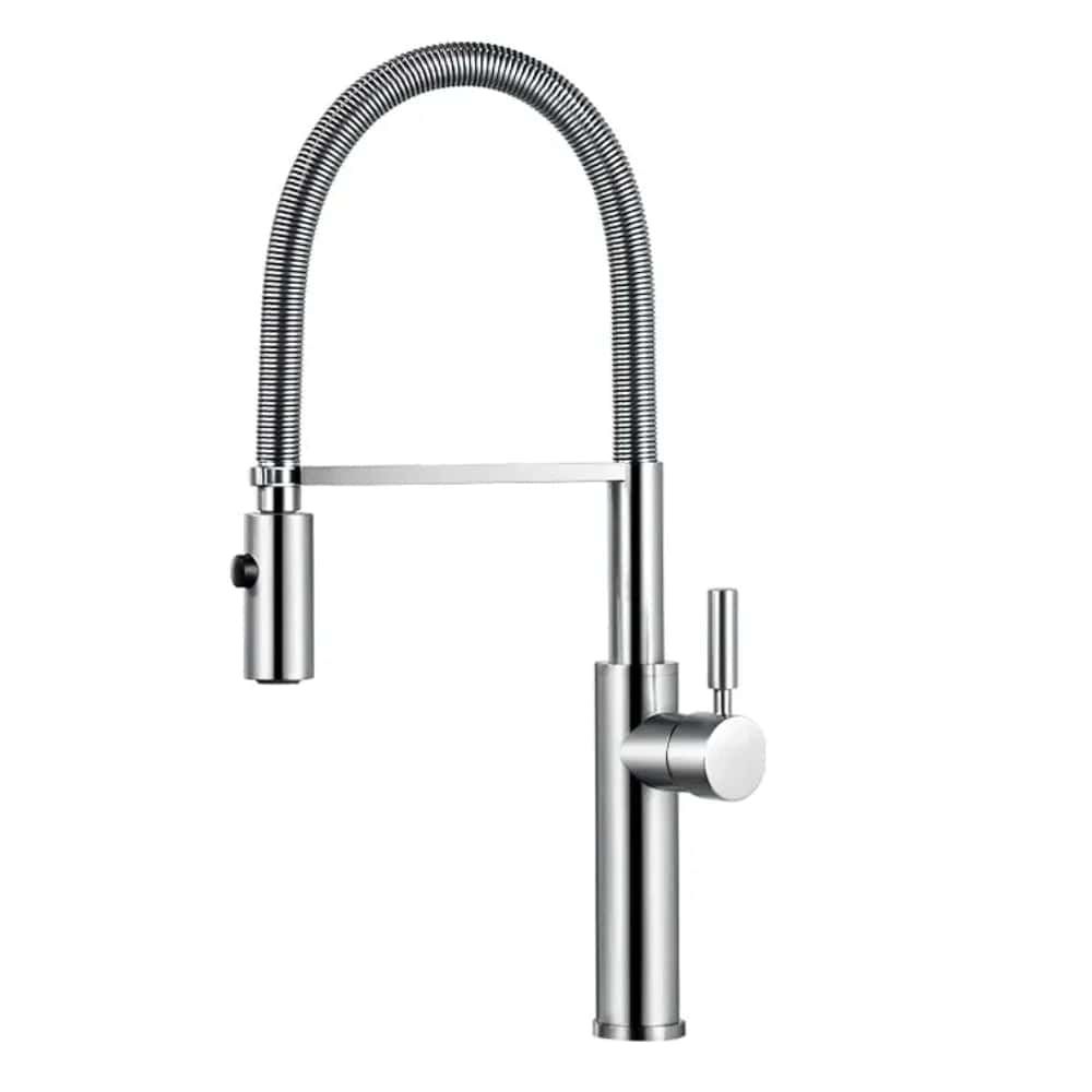 Keukenkraan met flexibele sproeikop ontwerp - Zilver - Messing image6 00f7eb54 eb64 4cfc 87a0 b8d61cfda838