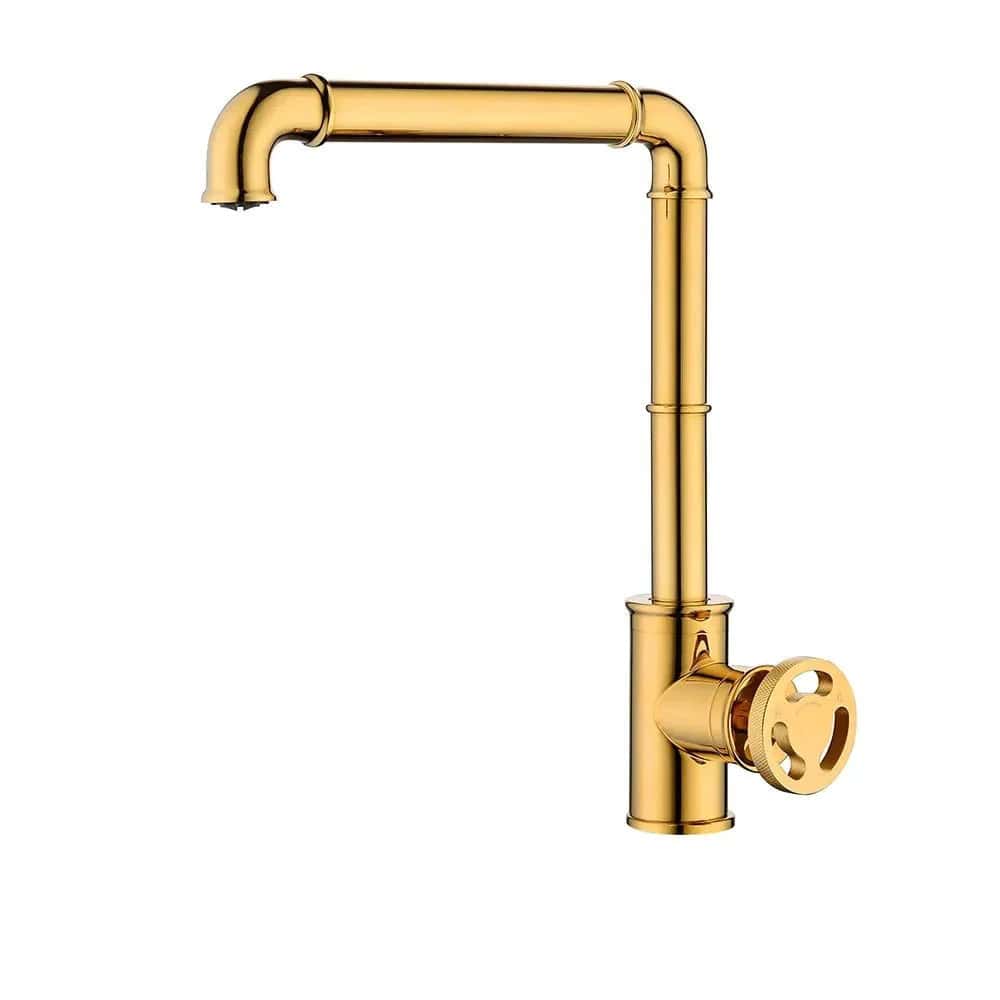 Keukenkraan met industrieel ontwerp - Goud - Messing h587b63829c8f4bccb0e5ab590ed392bf1 a68857ad 5d06 4709 8bba 7394f6a9c22a