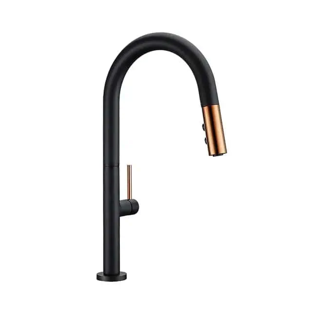 Keukenkraan met roze gouden handdouche - Zwart - Messing htb1ly1yccsd3kvjszfkq6z10vxag ba92fdc1 be77 4f2a bc51 4b164d27a117