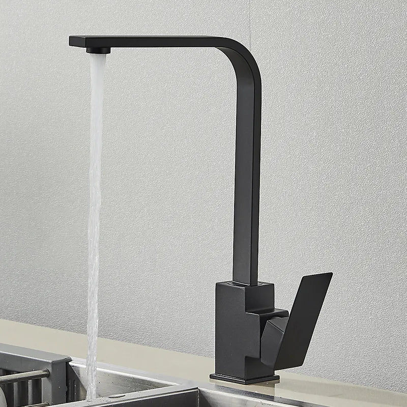 Keukenkraan platte eindmengkraan rechthoekig - Zwart - Messing s5a9676e7d5214929ad1cccfb8abd5542k 80cd9100 e8ec 4c2f 8324 c45d1e930ed7