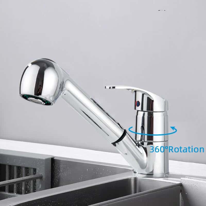 Keukenkraan spoelbak mengkraan flexibel multistraal - Zilver - Messing 4 33859830 6109 4f22 b94d 30fbef2781ba