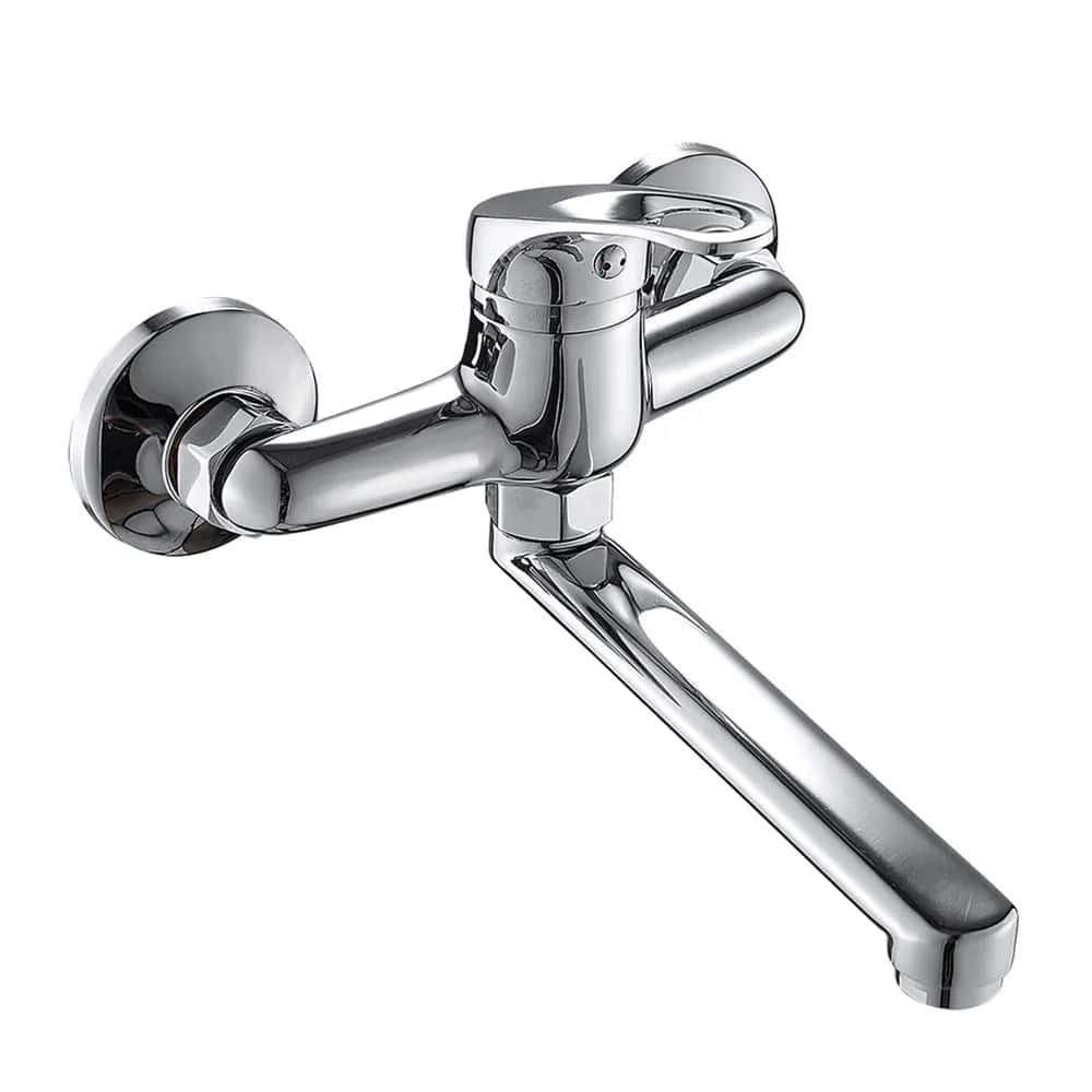 Keukenkraan wandgemonteerde mengkraan - Zilver - Messing sea229264842c4942aca9f03b1bd00240u 35231e6a 035e 4a31 84ae 34250120090f
