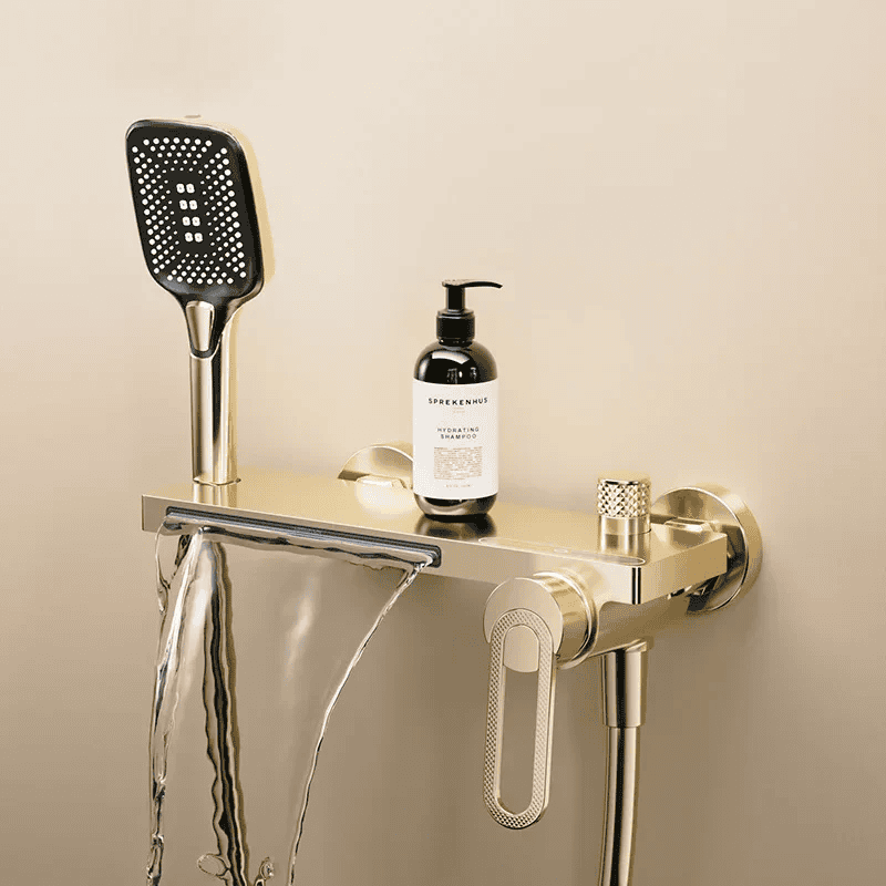Kraan badkamer bad waterval handdouche - Goud - Messing s7aca1deab04f4bb586c5af5ef52d859dk bf92d67c 9cde 42b0 9b0a 7bb90229328c