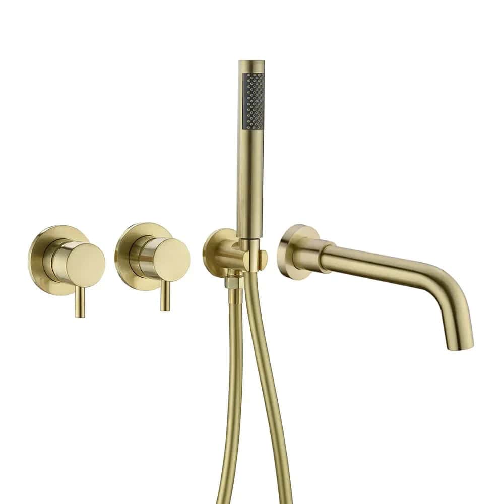 Kraan badkamer wandmontage inbouw handdouche - Goud - Messing i 01b3b30c b9d7 4928 a1ec 924687948e6d