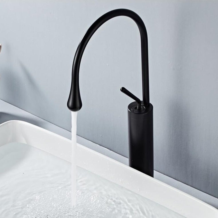 Kraan badkamer wastafel afgerond druppelontwerp - Zwart - Messing heb1e46c0389d46798ff323b1544f37dfc a4c5f5c2 2ece 4c04 bccb 80759d6187ec