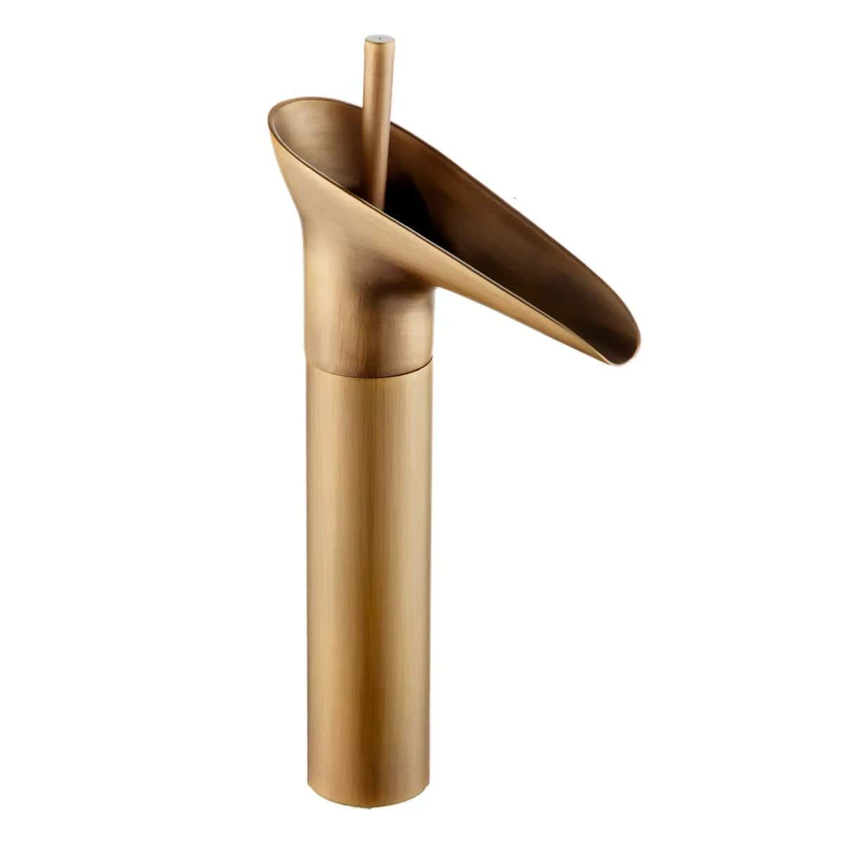 Kraan badkamer wastafel bamboe waterval - Goud - Messing 15 41904d6d f8ca 4de5 a400 90a2f988d0d9