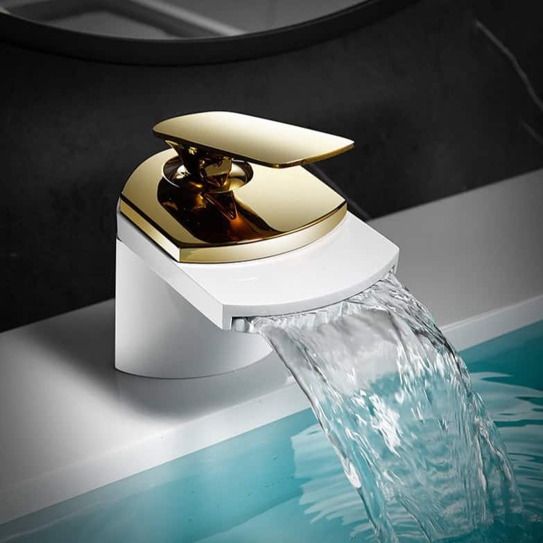 Kraan badkamer wastafel breed watervalontwerp - Wit / Goud sf7120480f84a4c8a942ccf8bf79ee891v 31f8d785 df51 4f18 b72d 438cd5809683