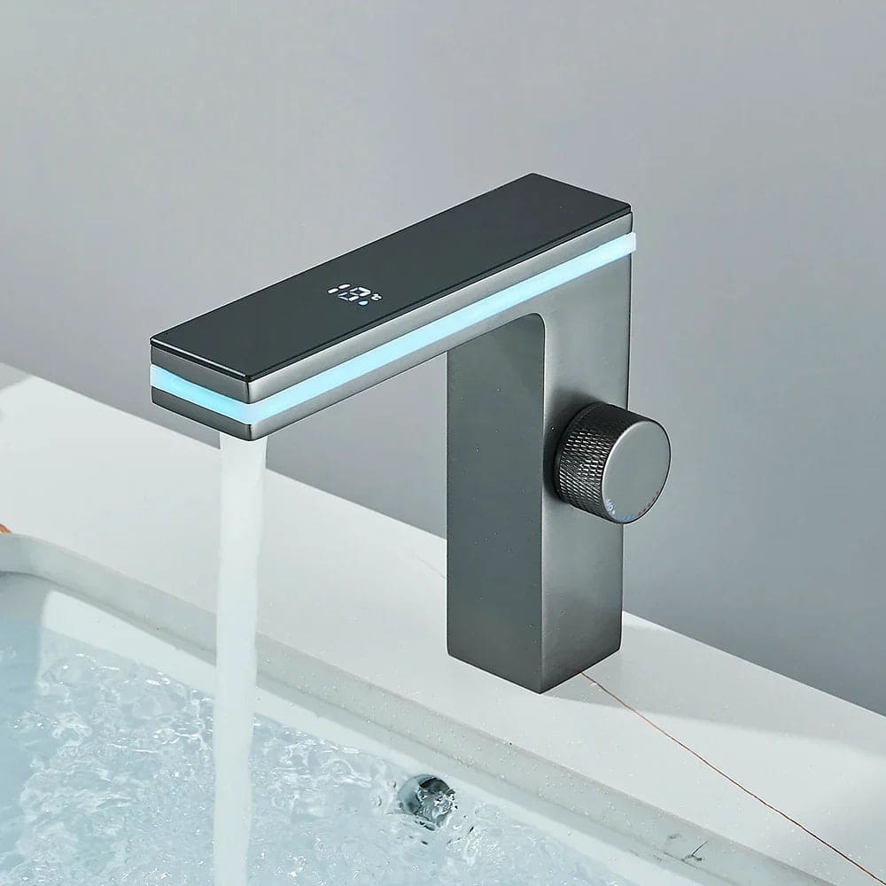 Kraan badkamer wastafel digitale display - Zilver - Messing s005232b62e4848c6b9842ef7ae79b42co 2849d305 38c8 4888 bd41 efea90e03f28