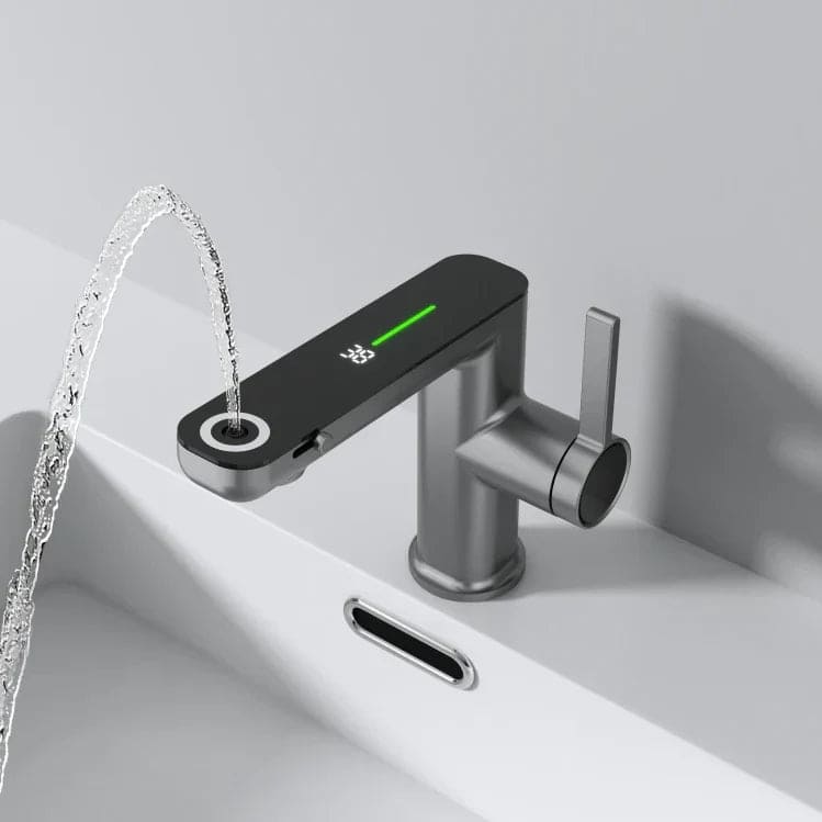 Kraan badkamer wastafel fontein digitale temperatuur - Zilver sd1fd0e6c50a149679bd0acb4fe010b4ab 8651047b 238a 4f53 920f f3e4c754a3b5