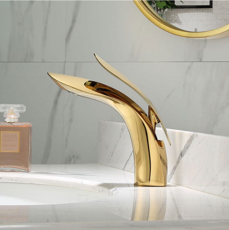 Kraan badkamer wastafel mengkraan afgerond ontwerp - Goud - Messing h6cf4c881ab864bae896661f0f11df856x 644f7e23 ae5b 439d a822 9573705e6113