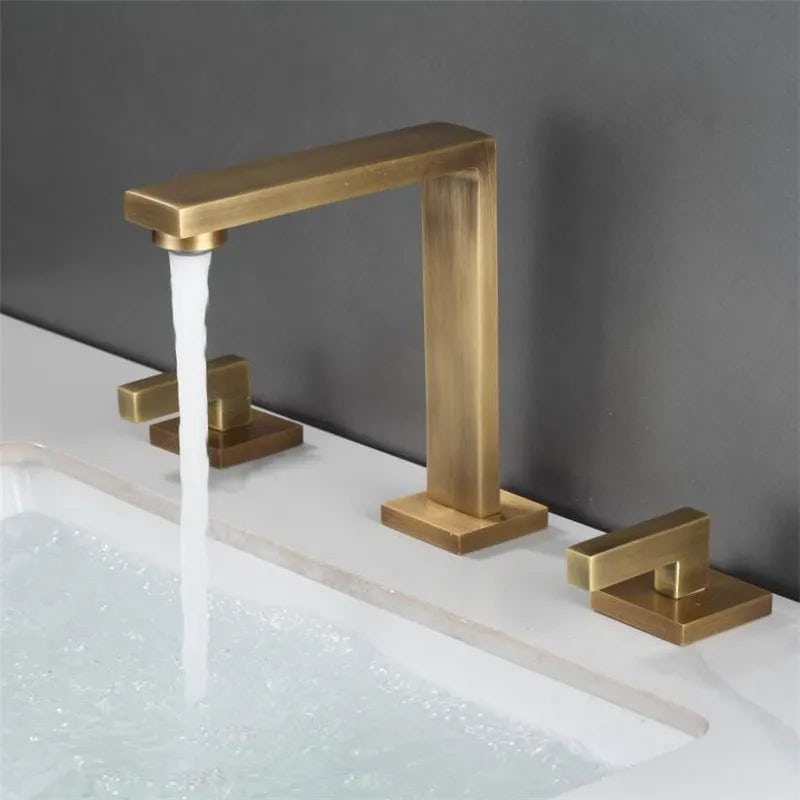 Kraan badkamer wastafel met verspringende handvatten - Goud - Messing sb8dee3d69c6b4d758d8fe80a1600ee72g cd88b6e6 2647 4988 9413 e305d81f0216