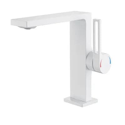 Kraan badkamer wastafel plat rechthoekig minimalistisch - Wit - Messing s3166a924c8fa4187a43d479ee743af924 77cb2559 d0eb 4574 a02d 78f3122b02e7