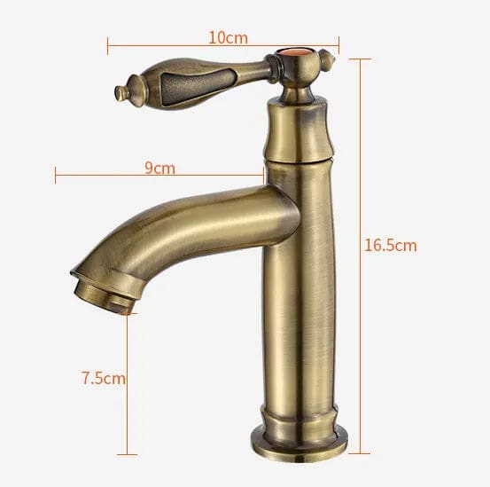 Kraan badkamer wastafel retro koud water - Goud - Messing s74513b74817a4728a7aa7ed8cd76934c4 0dfadaab 31c7 43e7 895f 27cf129be491