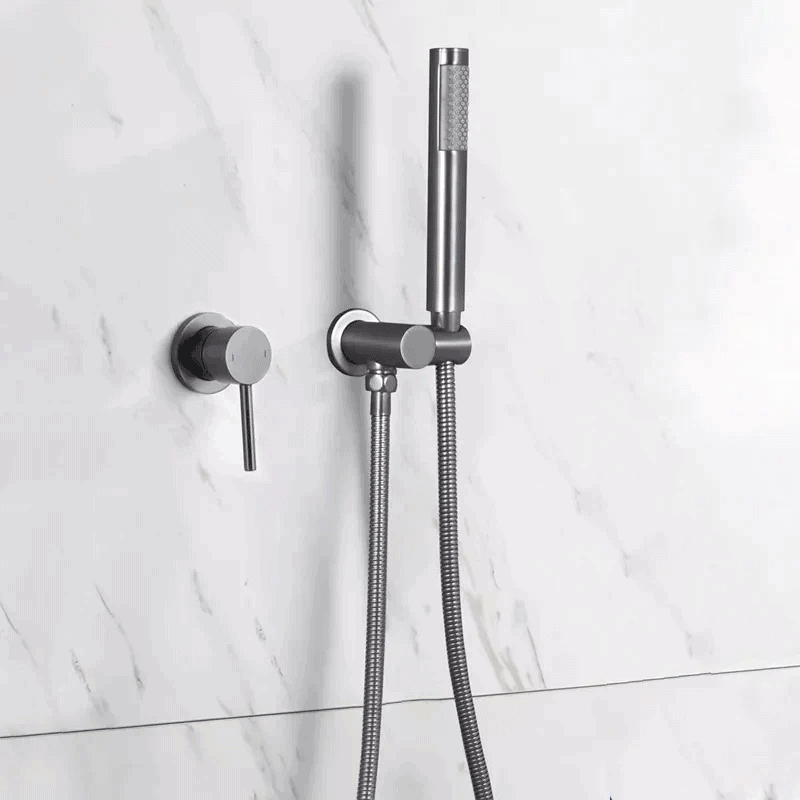 Kraan douchekop badkamer handdouche mengkraan rond - Zilver - Messing ha90778f4cdb542aa87a3240948fe28b4x 01562065 9135 4160 af42 3078a781c8cb