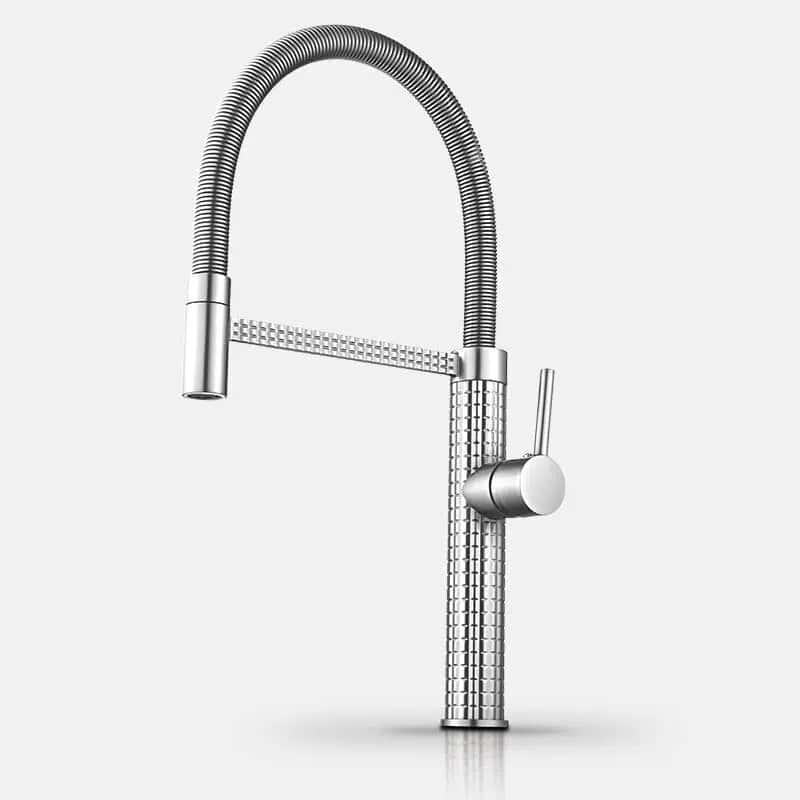 Kraan keuken gootsteen flexibel design met textuur - Zilver - Messing s479ea834396f4f198b678af77bb6e28ag 68234138 e899 4d5e b78d 313d424dc5ed