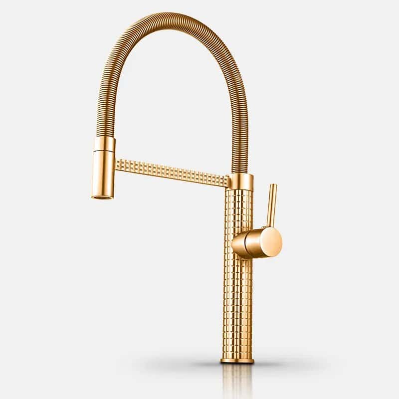 Kraan keuken gootsteen flexibel ontwerp met textuur - Goud - Messing s503dcd772a9c40db9000ad3dfb42d5627 cb72e7c5 0323 4a98 9c55 af50f63a592b