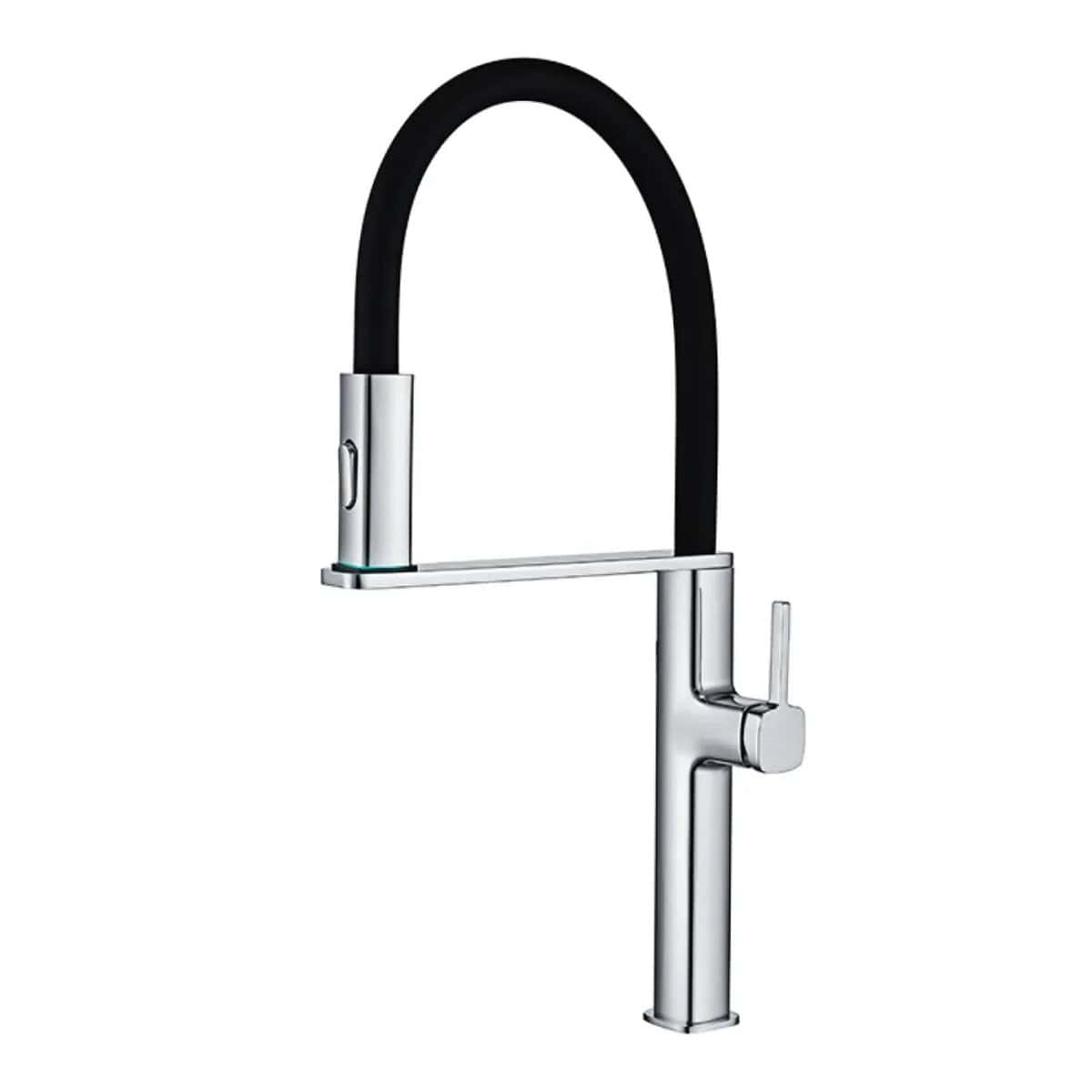Kraan keuken gootsteen flexibel zwart met magnetische handdouche - Zilver - Messing image6 148ffabd ae9d 4d46 ad7e a5cecb06fda0