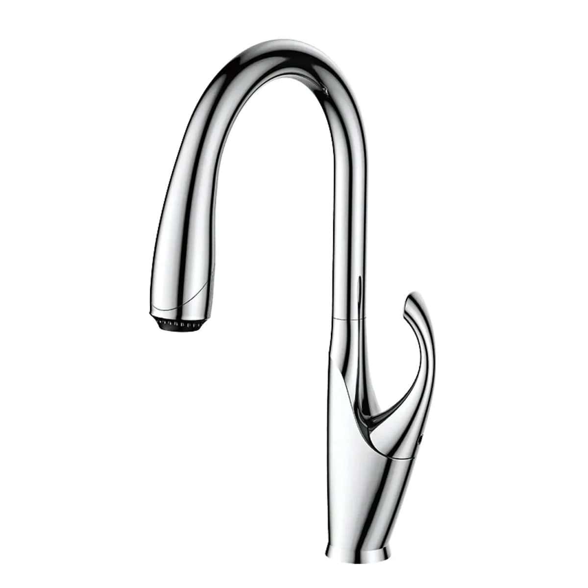 Kraan keuken gootsteen modern ontwerp flexibele douchekop - Zilver - Messing 1 12a63278 d125 42c8 aa66 874d76532973