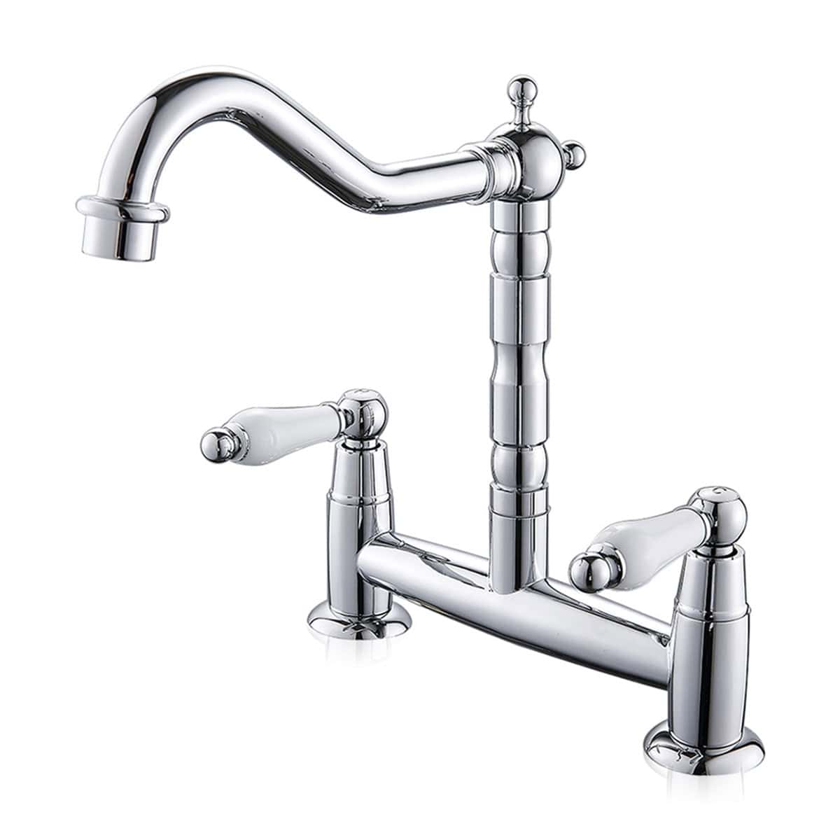 Kraan keuken gootsteen vintage keramische handvatten retro - Zilver - Messing s6622499309154836b4c0c63cc4f8e7deh e15e787e 232b 4505 9643 180135eadca1
