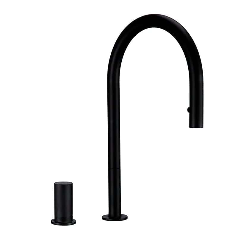 Kraan minimalistische flexibele keuken gootsteen mixer uitlopend - Zwart - Messing h6c336e727f6445518c06f410222a4e06i 91cd14f4 65bb 43e2 8c74 d792f76e53c6