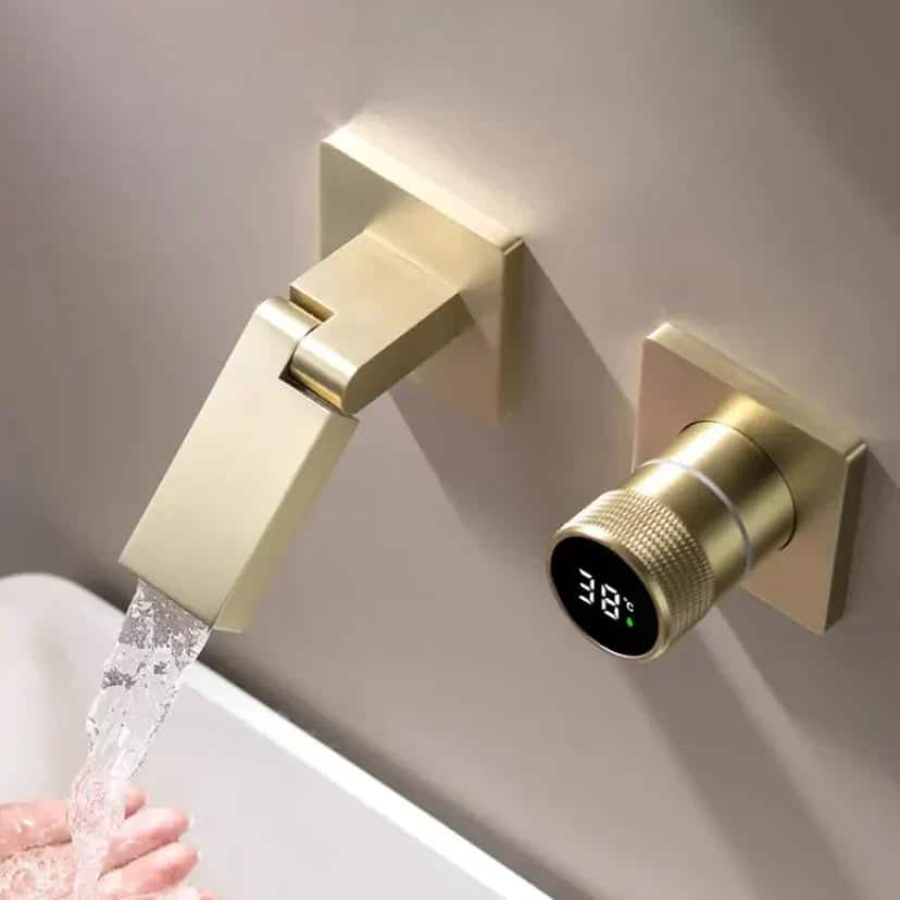 Kraan voor badkamer wastafel wandmontage draaibaar - Goud - Messing s40c7ff8cdbed4cd28440d40315821a06e 4dff6d76 bee2 4b0a b320 8813b16a02ae